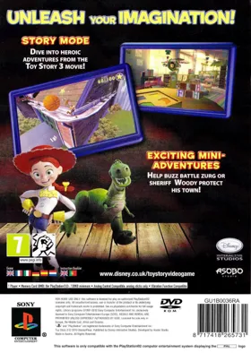 Disney-Pixar Toy Story 3 box cover back